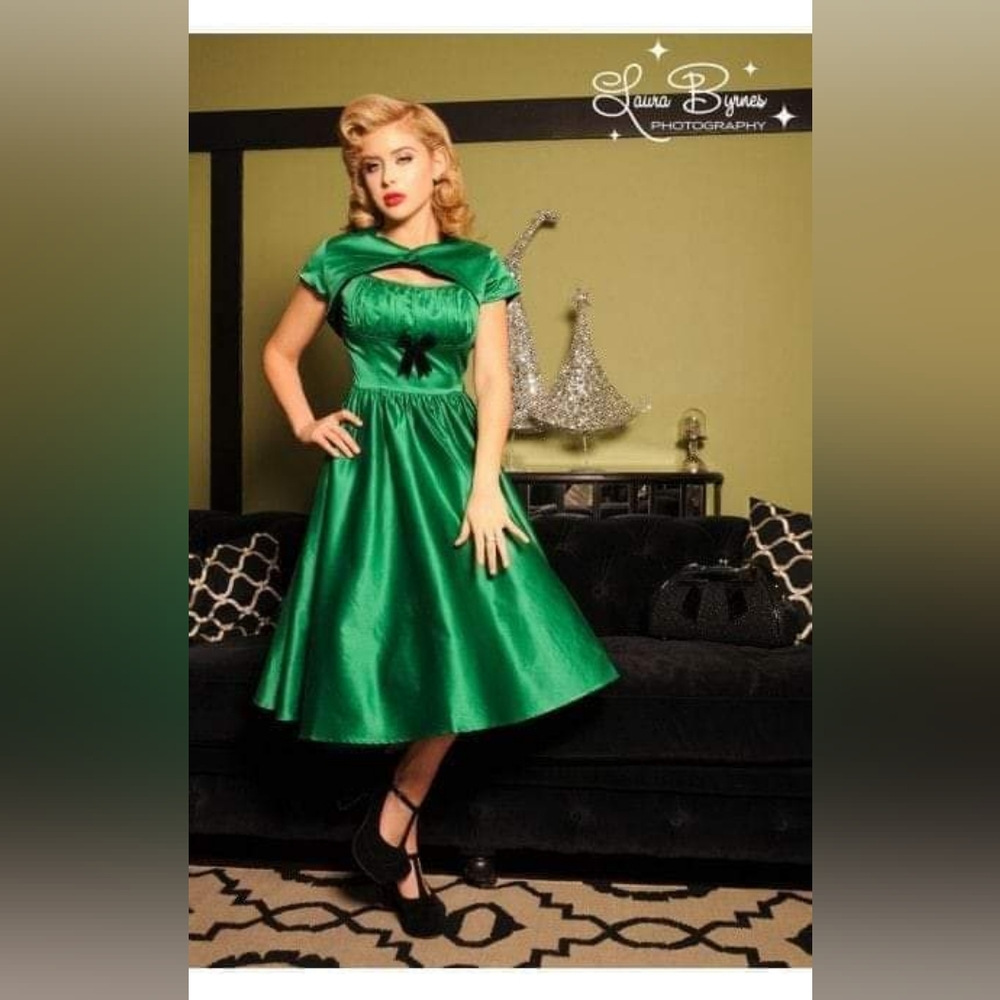 Green Evelyn Pinup Girl Couture PUG Medium